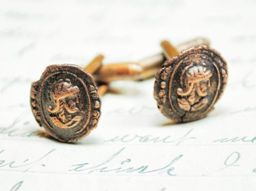 Copper Gladiator Cufflinks