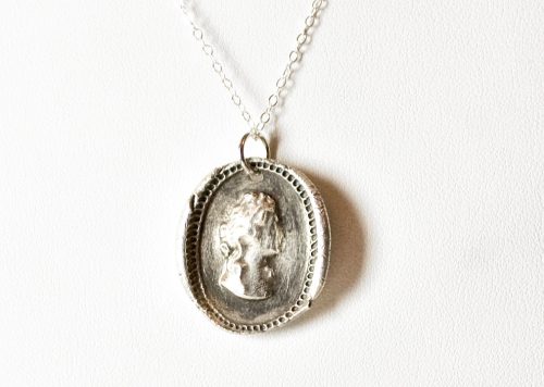 Silver Cameo Pendant