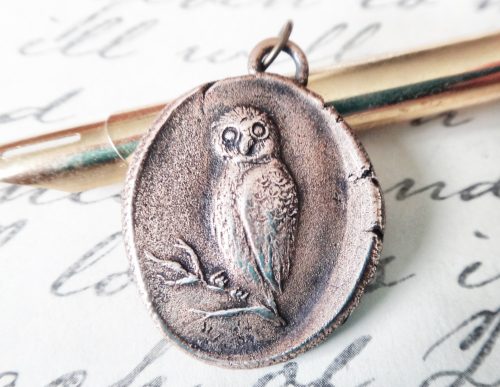 Bronze Owl Necklace