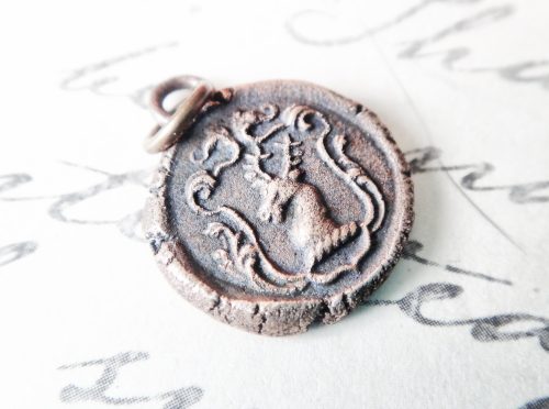 Bronze Stag Crest Pendant