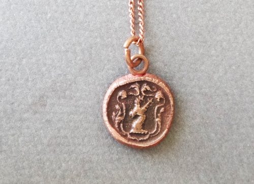 Copper Stag Pendant